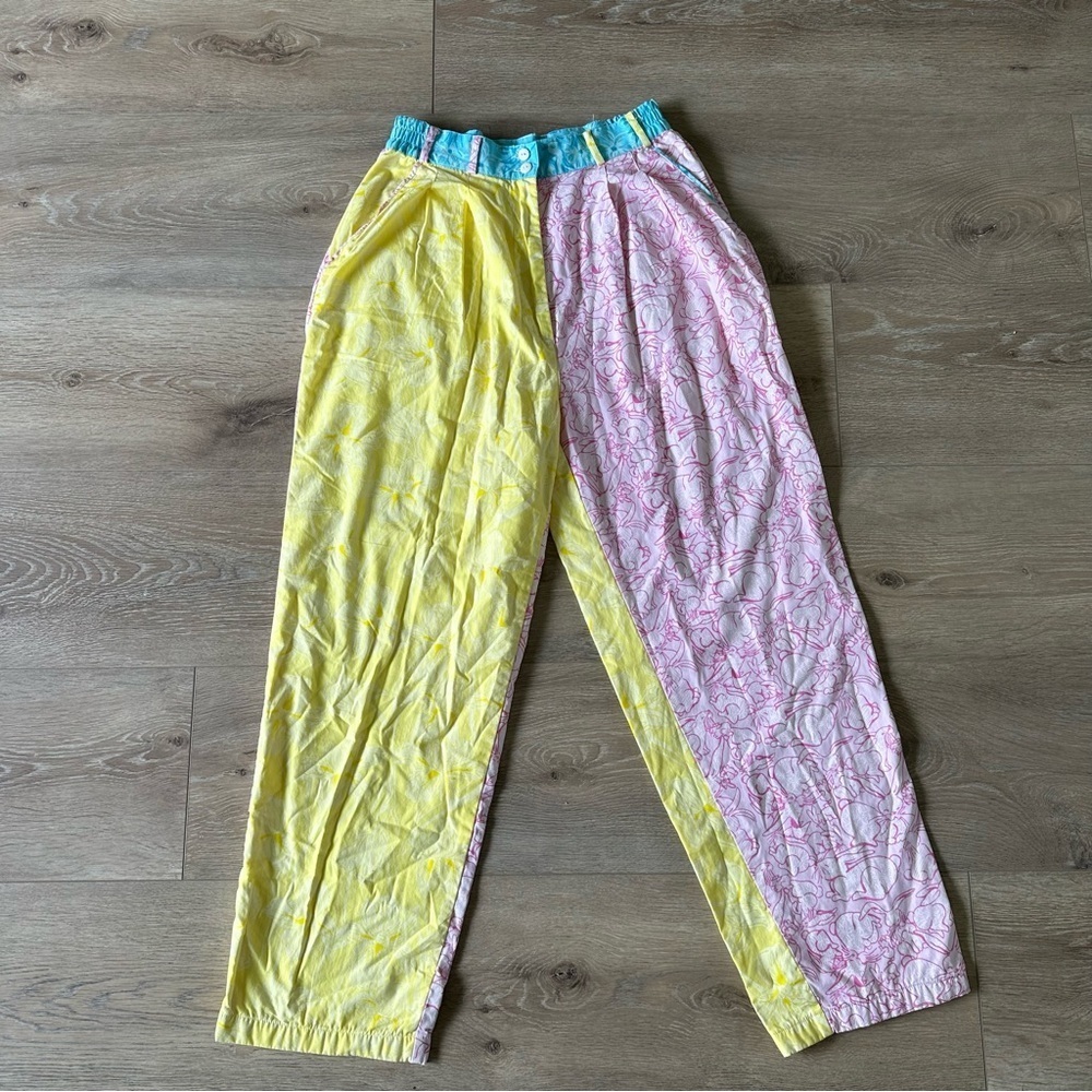 RARE Vintage Lilly Pulitzer Balloon Pants Sz 4 100% Cotton